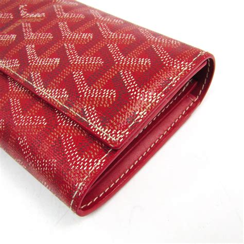 red goyard bifold|goyard long wallet.